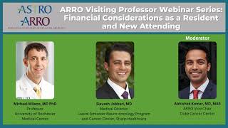 ARRO Visiting Professor Webinar Series: Financial Considerations as a Resident and New Attending