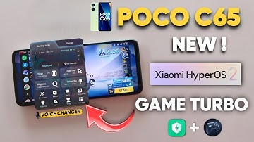 Poco C65 HyperOs 2.0 New Game Turbo With Voice Changer ? | And All New Hidden Features And Changes