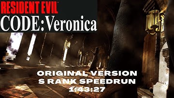 Resident Evil: CODE: Veronica (Original Dreamcast Version) - S Rank Speed Run - 1:43:27