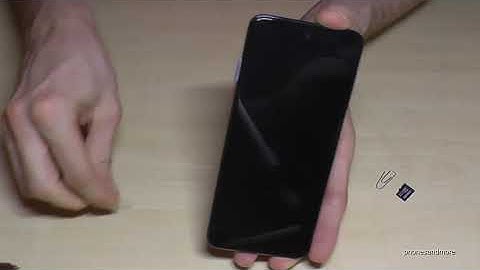 Redmi Note 9 Pro: How to insert the microSD card. Installation of the micro SD