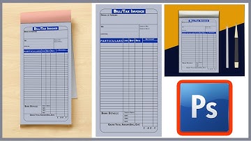 Invoice Template PSD basic l invoice photoshop beginner tutorial l jk l jk design studio l design