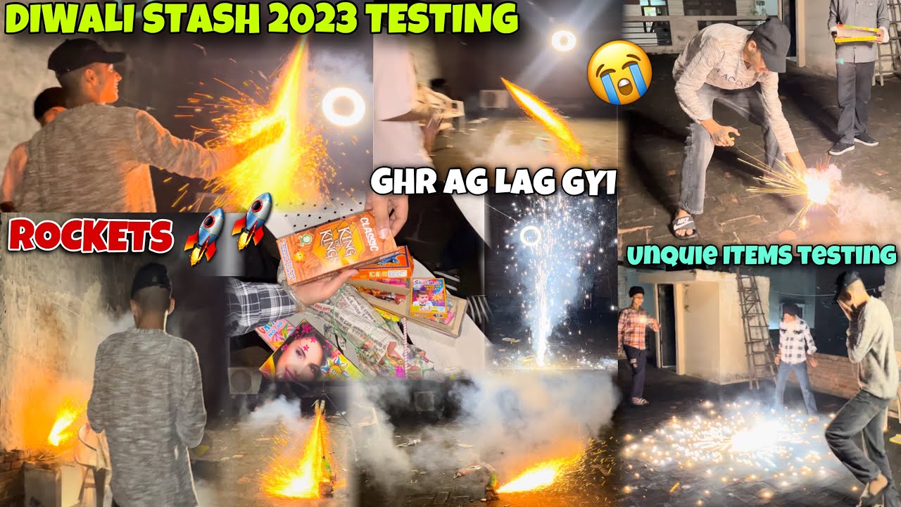 GHAR AGG LAG CHALI SI😭* Diwali Stash Testing😍* UNQIUIE ITEMS😱