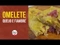 Omelete queijo e fiambre