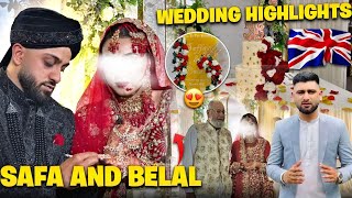 Saffa & Belal Wedding highlights || Bradford || Pakistani 🇵🇰 Wedding in UK 🇬🇧