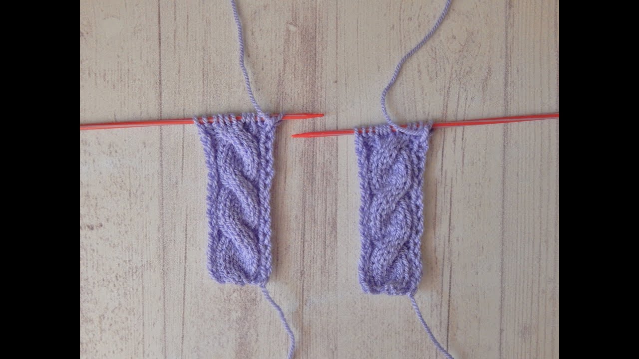 Жгуты спицами | Подробный видео-урок