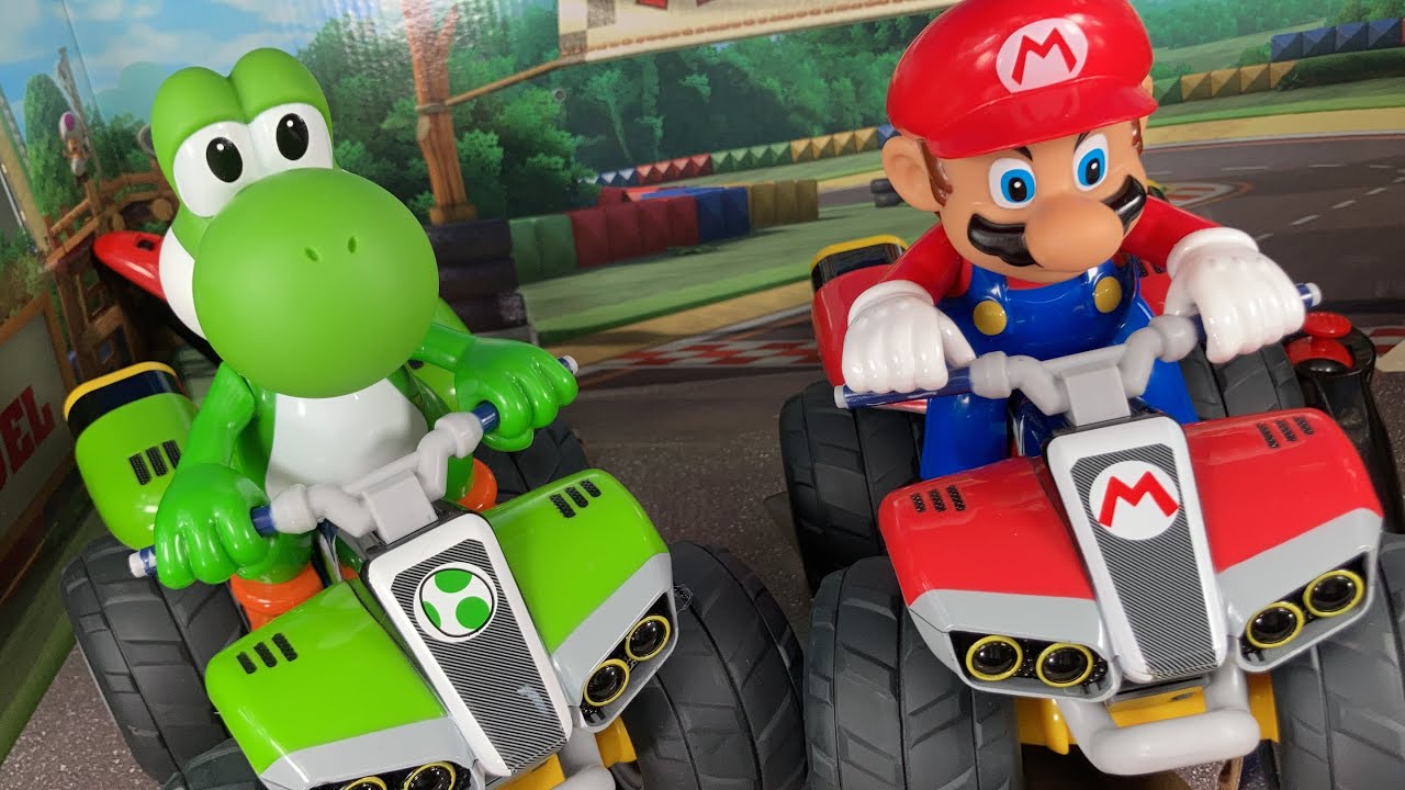 MARIO KART: Mario & Yoshi Quad RC Twin Pack [Unboxing] Review by CarsMond -  YouTube