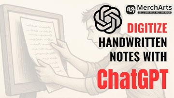Turn Handwritten Notes into Digital Text with ChatGPT - FAST! Digitize Text Written by Hand Using AI