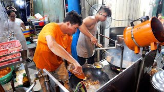 Can't Take an EYES of Them! Street Chefs' Wok Performance / Fried Rice and Noodle | Asian food