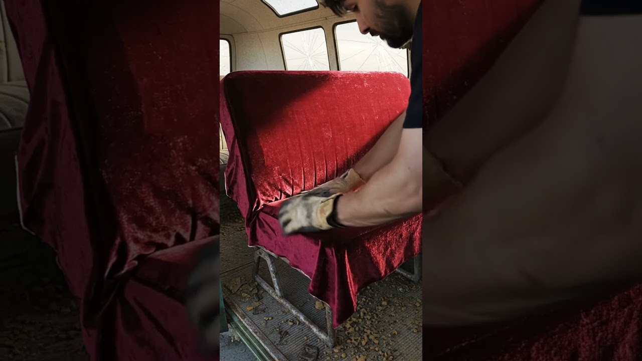 ASMR VW bus full restoration 