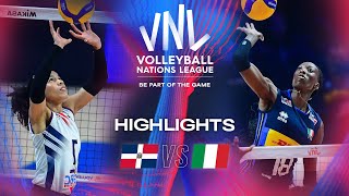 🇩🇴 DOM vs. 🇮🇹 ITA - Highlights | Week 2 | Women's VNL 2024