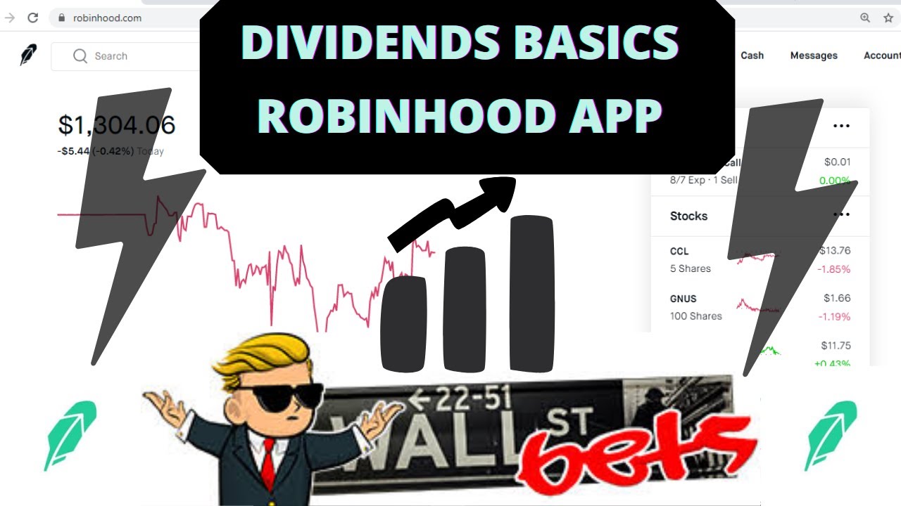 Dividend Basics Explained on the Robinhood App ( DRIP ) YouTube