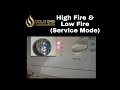 ALPHA BOILER CD CDR HIGH FIRE LOW FIRE SERVICE MODE - PCB GAS VALVE ADJUSTMENT