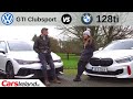 Volkswagen Golf GTI Clubsport Vs BMW 128ti | Hot Hatch Hoedown | CarsIreland.ie