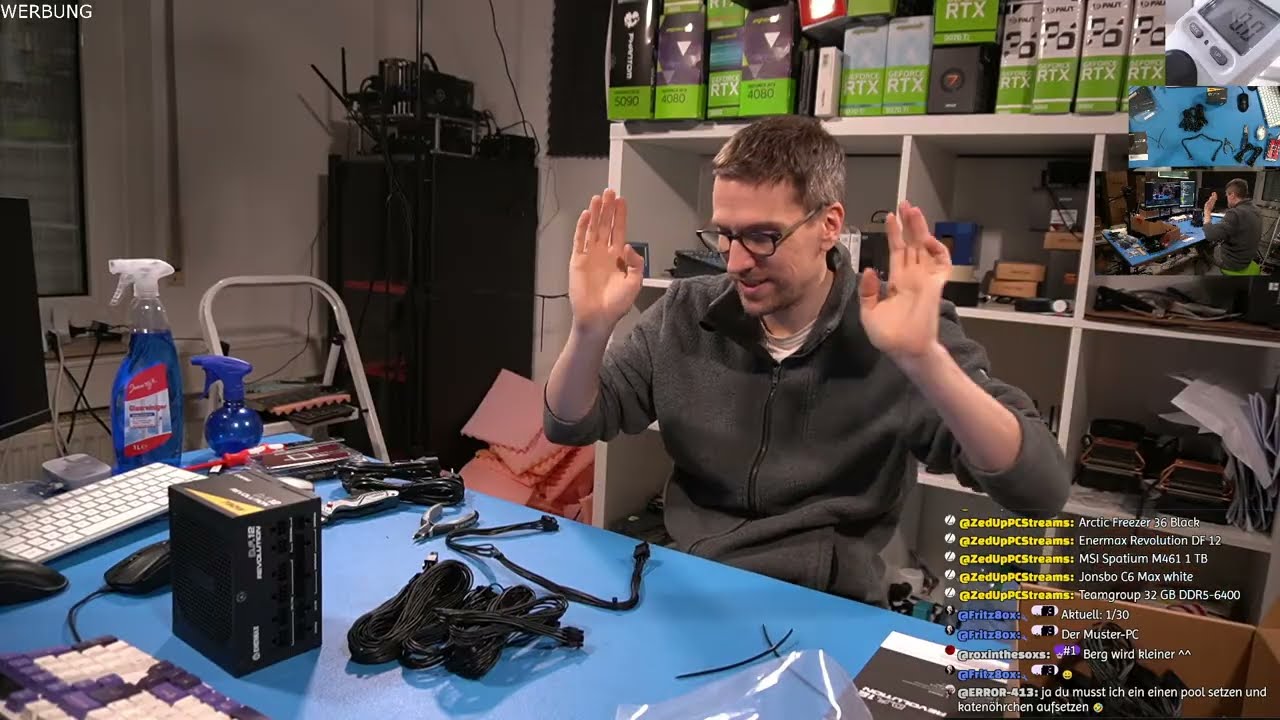 Gaming-PCs für eine LAN-Party bauen - PC Bau LIVESTREAM
