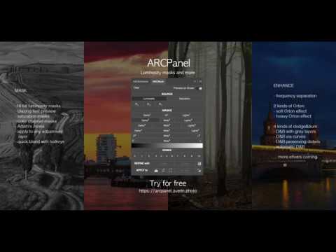 Adobe Photoshop Tutorial: Masking, Luminosity Masking for Beginners, ARCPanel