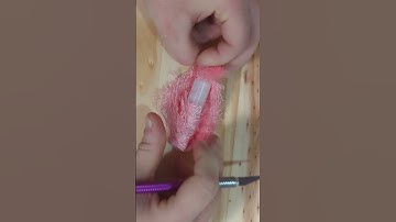 no music 🩷 thread cutting #asmr #visuallysatisfying #threadcutting #oddlysatisfying #asmrcommunity