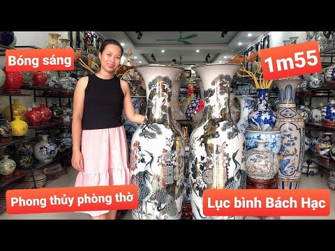 Video Lục bình sứ Bách Hạc Quần Tùng cực sáng bóng - Lục... - youtube