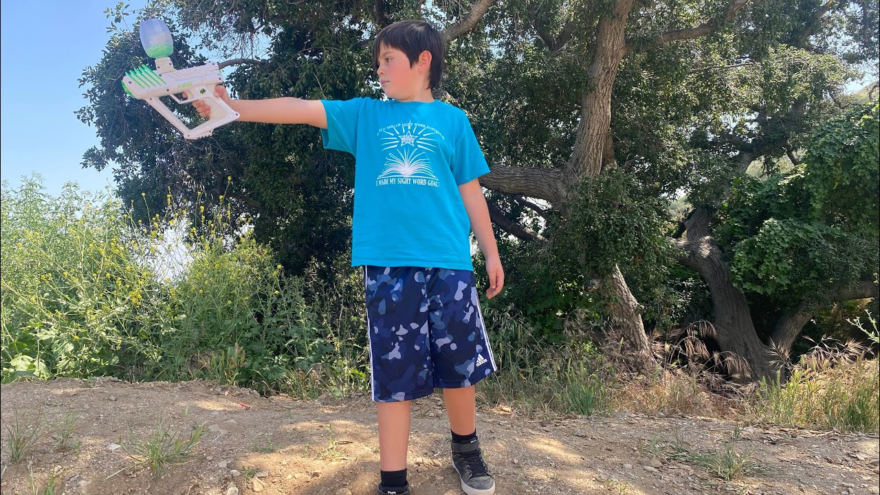 Kid Gamer Shooting Gel Blaster SURGE YouTube