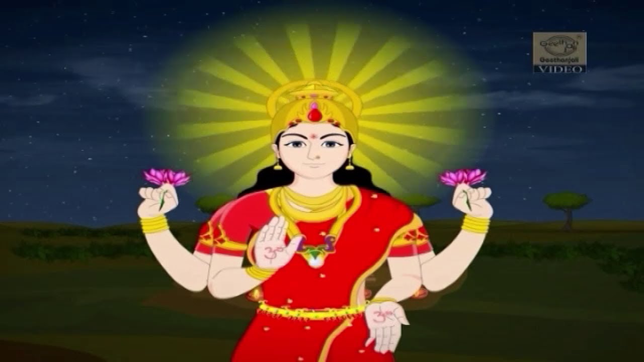 Goddess Lakshmi - The Goddess of Wealth - Animated Stories for Children -  YouTube