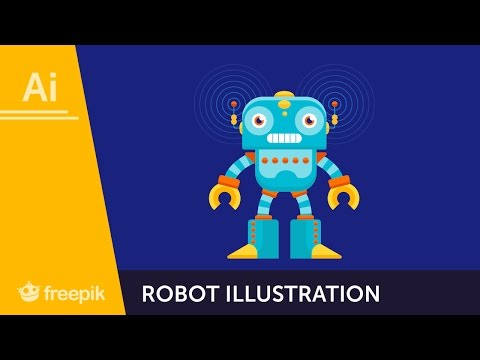 illustration:-vectorize-a-funny-robot-(beginner)-|-freepik