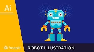 Illustration: Vectorize a Funny Robot (beginner) | Freepik screenshot 5