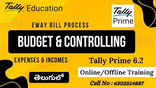 Budget and Cost Control in Tally Prime 6.2 | Full Tutorial in Telugu
