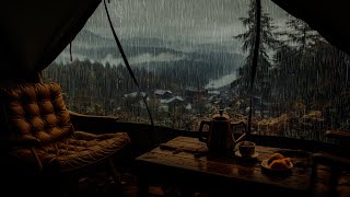 Rain Cozy Camping | Rain On Tent Sounds For Sleeping  Dive Into Deep Relaxation And Study Focus