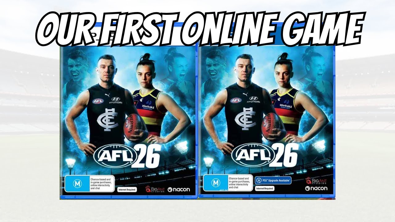 My First AFL 26 Online Match - YouTube
