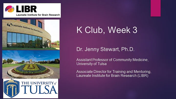 Week 3: Jennifer Stewart's 13-Week K Club