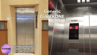 TINY GiantKONE Traction Passenger Lift - Wolter Monginsidi 99, Jakarta
