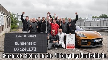 Porsche Onboard Record Lap on the Nordschleife | New Porsche Panamera Turbo S E-Hybrid | 782 Hp