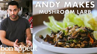 Andy Makes Mushroom Larb with Peanuts | From the Test Kitchen & Healthyish | Bon Appétit