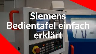 Siemens 808d Bedientafel einfach erklärt | Programmierung mit Sinumerik | Tutorial CNC