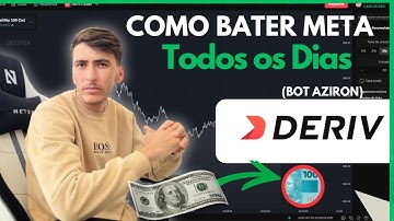 DERIV - Como Lucrar R$ 100 Reais por Dia (Bot Deriv 2025)