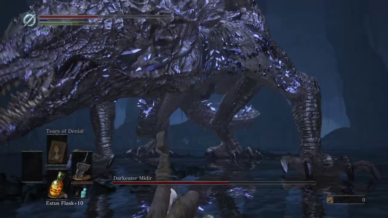 DARK SOULS 3 Midir Solo Melee - YouTube