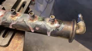 Brazing techniques for brass to steel or stainless