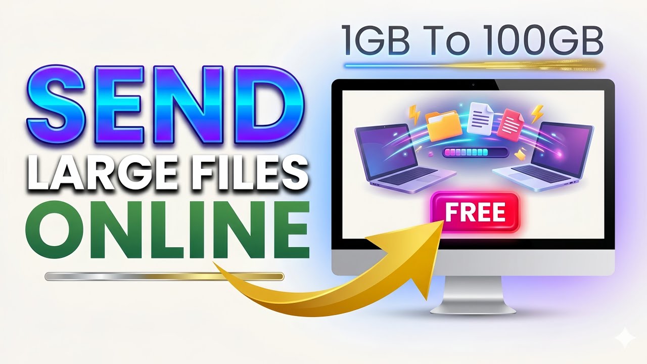 How to Transfer Large Files Online Free | Unlimited File Sharing ...