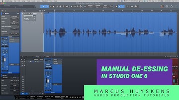 2 Ways to Manually De-Ess In PreSonus Studio One 6
