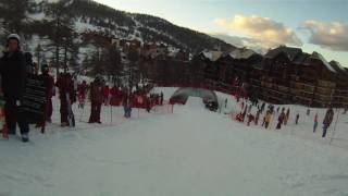 Spooky Snowbaord Backflip - Risoul, France - GoPro HD helmet cam footage