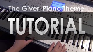 TUTORIAL: The Giver - Rosemary's piano theme (with an ending) TUTORIAL: The Giver - Rosemary's piano theme (with an ending)