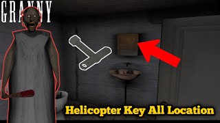 How To Find Helicopter Key In Granny Chapter 2 | All Location Granny Helicopter Key