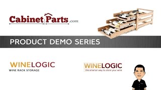 Wine Logic 18 Bottle in Cabinet Wine Rack - Product Information- CabinetParts.com