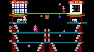Popeye - Avoiding Bruno By Doing Nothing [Popeye (NES / Nintendo) - Vizzed.com] - User video