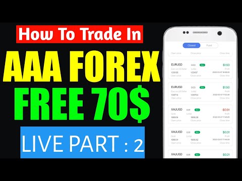 How To Trade No Deposit Bonus In AAA Forex Live | Forex Trading From Free 70$