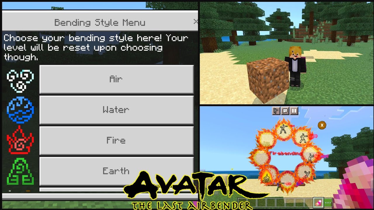 Avatar bending addon for Bedrock Edition  rMinecraftCommands