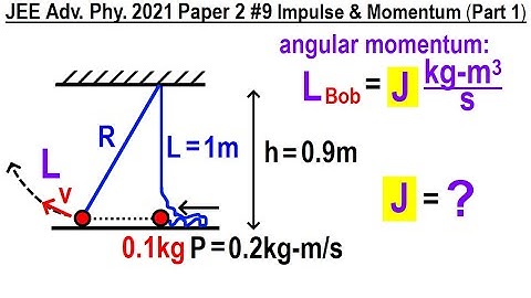 JEE Advanced Physics 2021 Paper 2 #9 Impluse and Momentum (Part 1)