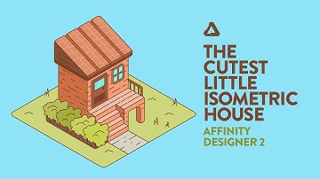 Making The Cutest Little House in Isometric Illustration - Affinity Designer Speed Art