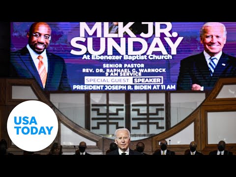 Biden delivers Sunday sermon at Ebenezer Baptist ahead of MLK Jr. Day | USA TODAY