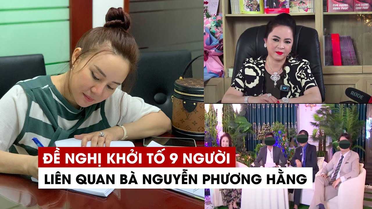 Ca sĩ Vy Oanh đề nghị khởi tố 9 người liên quan đến Nguyễn Phương Hằng