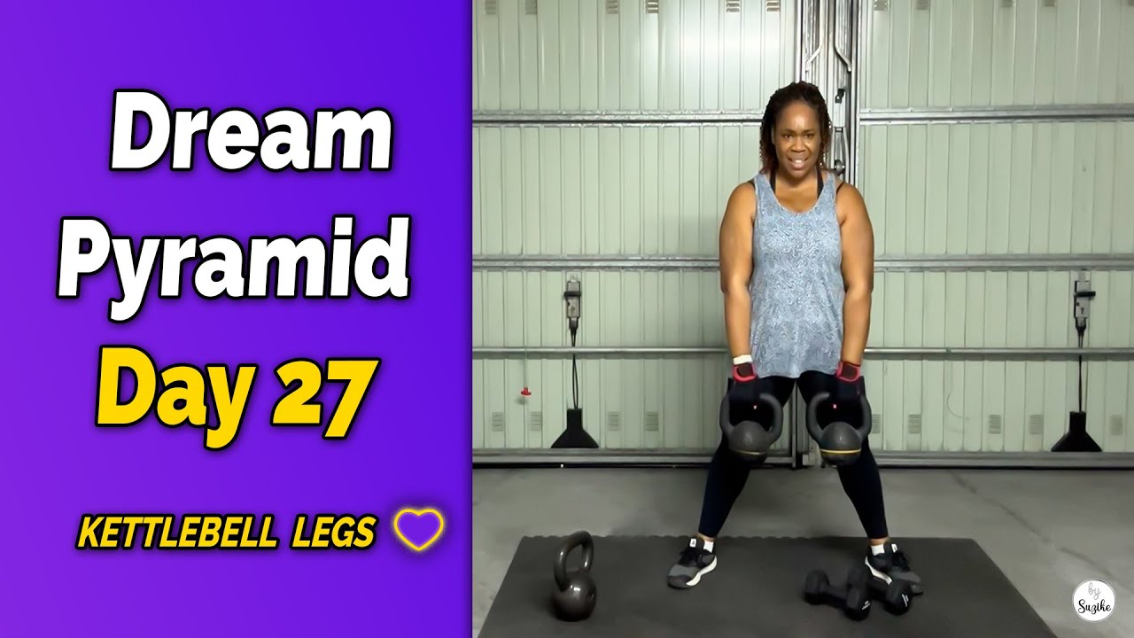 New Gear Arrived 💥 20-Min Kettlebell Leg Workout | Dream Pyramid Day 27